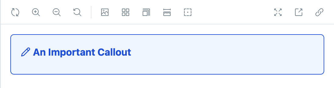 A callout with extra padding because we haven't handled the case of a missing description