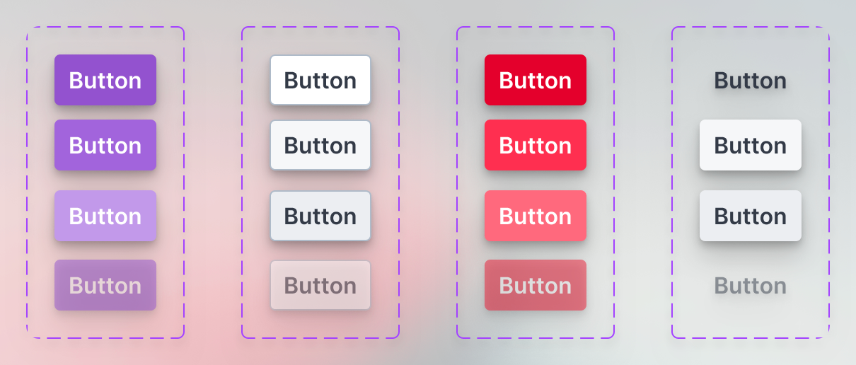 Figma button variants